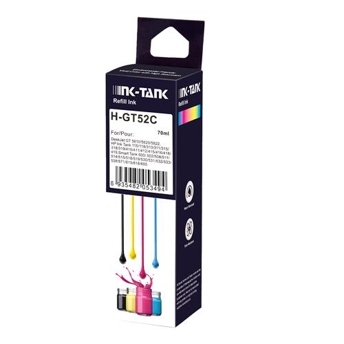 101699.jpg Compatible INKTANK M0H54AL TINTA HP GT52 CYAN 8000PAG GT5820 315 415 455 - Imagen 1