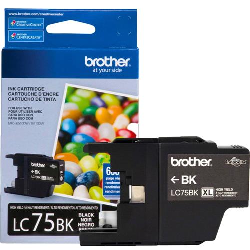 49573.jpg LC75BK CARTRIDGE BROTHER NEGRO MFC-J280 /J430/J825/J925 - Imagen 1