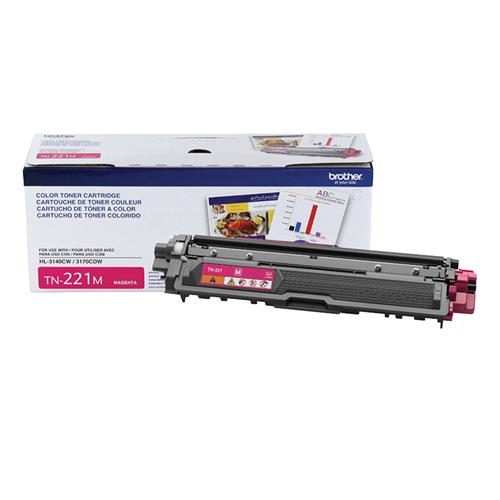 56482.jpg TN221M TONER BROTHER MAGENTA HL3140 3170 DCP9020 9130 9330 9331 1400 PAG - Imagen 1