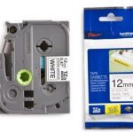 TZE-S231 CINTA BROTHER 12MM NEGRO S/BLANCO