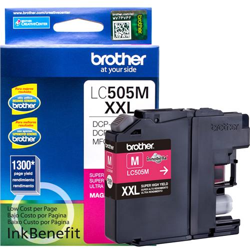63575.jpg LC505M CARTRIDGE BROTHER MAGENTA 1300 PGS. DCP-J100 - Imagen 1