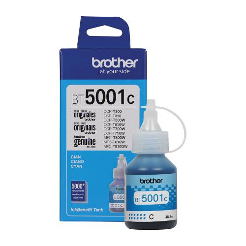 75126.jpg BT5001C TINTA BROTHER CYAN 5000PAG DCP-T300/T500W/T700W/T720DW/T710W - Imagen 1