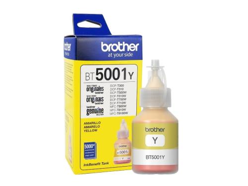 75128.jpg BT5001Y TINTA BROTHER YELLOW 5000PAG DCP-T300/T500W/T700W/T720DW//T710W - Imagen 1