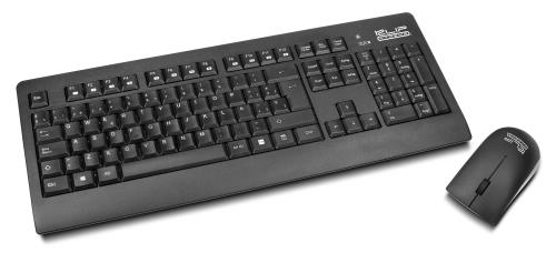 75220.jpg KCK-265S - KlipX KIT teclado y mouse inalambrico 2,4GHz impermeable esp - Imagen 1