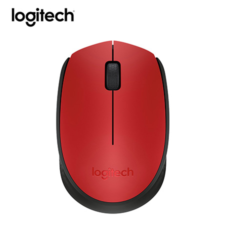 86576.jpg 910-004941 MOUSE LOGITECH CORDLESS M170 RED - Imagen 1