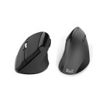 KMW-390 - KlipX mouse vertical inalabrico 2.4 Ghz negro hasta 1600 DPI